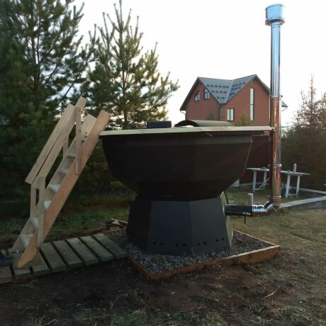 ChanOne (8-10 персон) - банный чан на подставке с печью