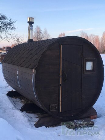 КедрПром - баня-бочка из кедра длиной 3 метра