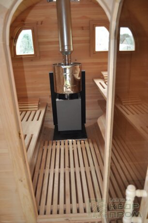 КедрПром - баня-бочка из кедра длиной 3 метра