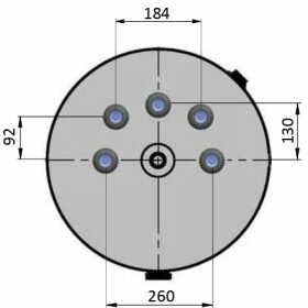 Parpol VSK INOX 150 - бойлер с теплообменником и верхними выходами