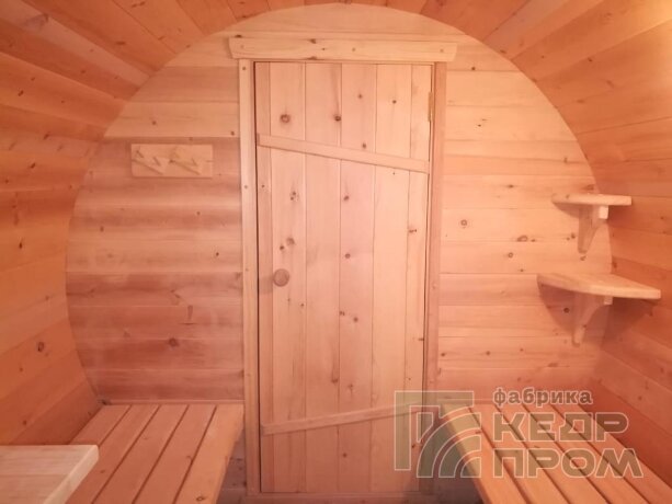 КедрПром - баня-бочка из кедра длиной 3,5 метра