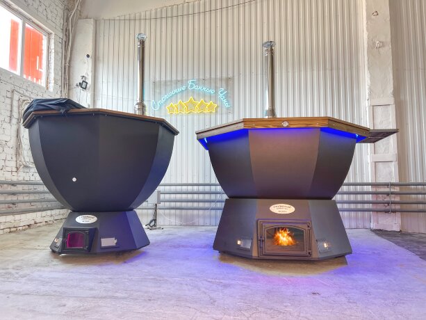 СБЧ ТОП Стандарт (4-6 персон) - банный чан с печью