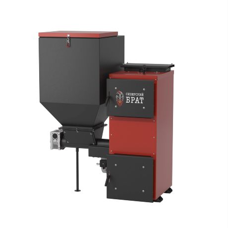 Сибирский Брат 15 кВт - котел автоматический угольный (пеллетный)