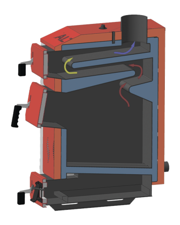 Altep Praktik 15 - котел полуавтоматический твердотопливный