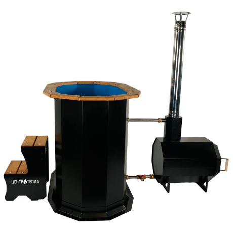 Центр Тепла (2 персоны) - банный чан с печью и дымоходом