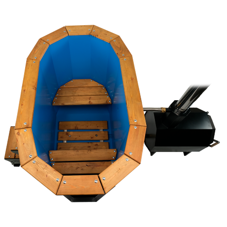Центр Тепла (2 персоны) - банный чан с печью и дымоходом