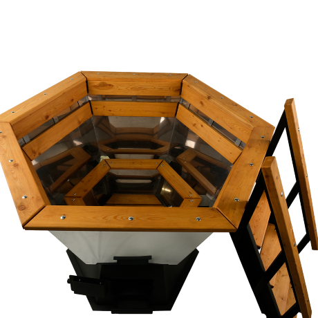 Центр Тепла (3-4 персоны) - банный чан с печью и дымоходом