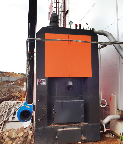 Союз Проект УТПУ-СПК 1,25 мВт - автоматический котел на щепе и опилках