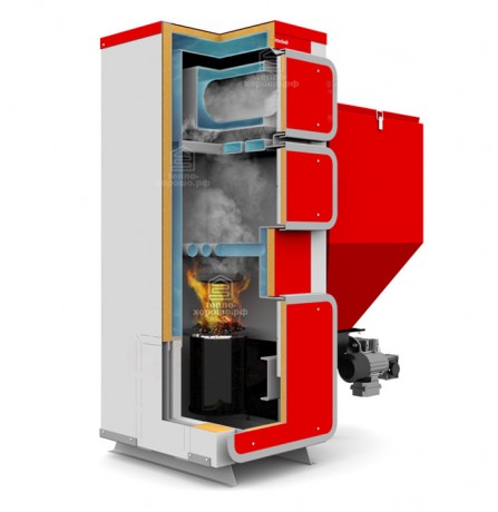 Heiztechnik Q Eko Duo 100 Lux - котел угольный (пеллетный) автоматический