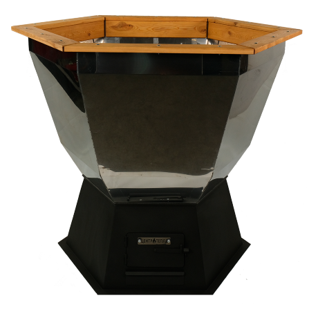 Центр Тепла (6-8 персон) - банный чан с печью и дымоходом