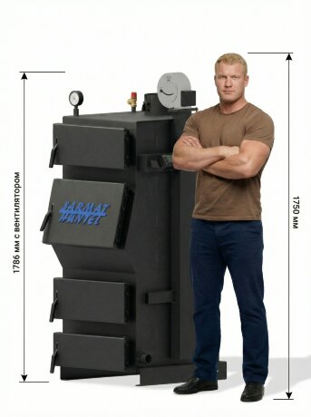 HUNTEL Sarmat 30 - котел твердотопливный длительного горения