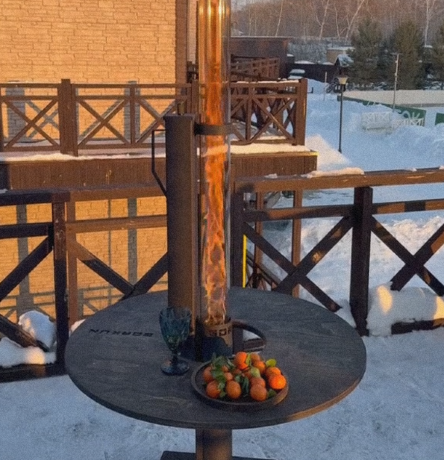 GORKUN Авангард - уличный камин (2 метра)