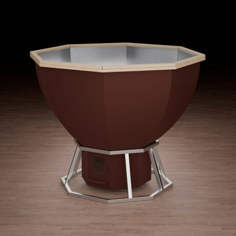 KELLEK Siberic (2-4 персоны) - банный чан со стандартной печью шоколад