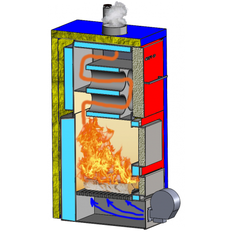 СТАРТ-30-Long - котел полуавтоматический твердотопливный