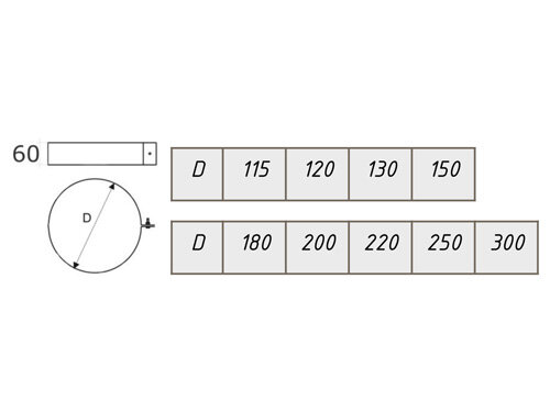 Компакт LAVA - хомут соединительный с замком нерж. 0,5 мм