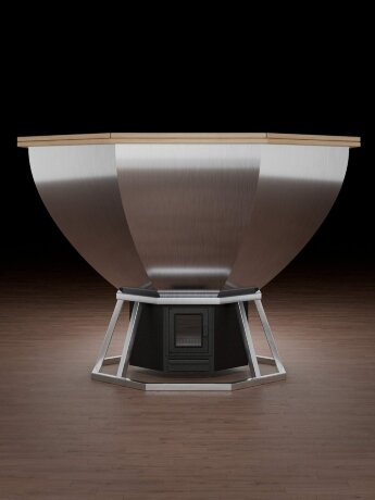 KELLEK Siberic (4-6 персон) - банный чан со стандартной печью неокрашенный