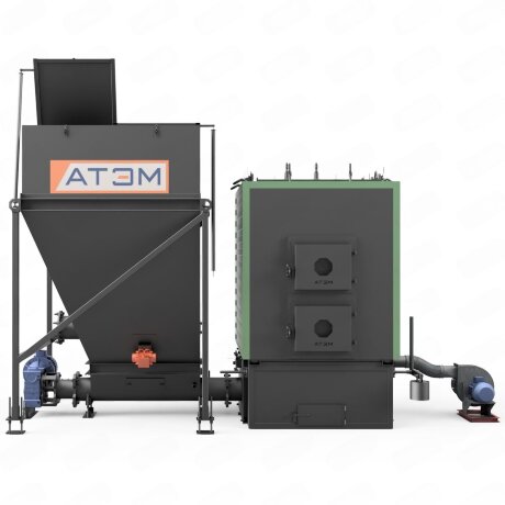 АТЭМ КВм-0,3Д - автоматический котел на щепе и опилках