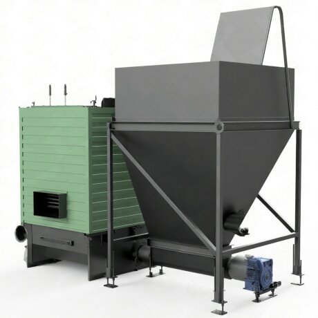 АТЭМ КВм-0,3Д - автоматический котел на щепе и опилках