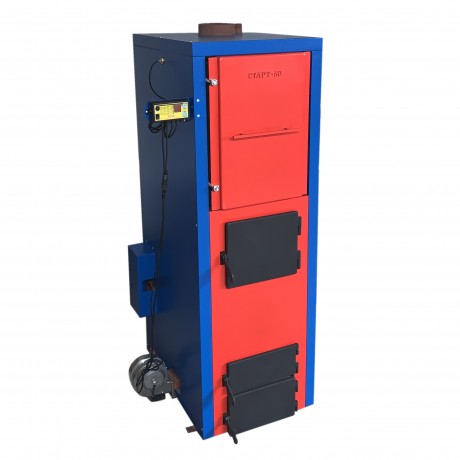 СТАРТ-50-Long-MAX - котел полуавтоматический твердотопливный