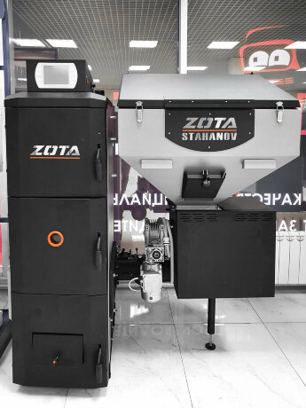 ZOTA "Stahanov" 105 - котел автоматический угольный (пеллетный)