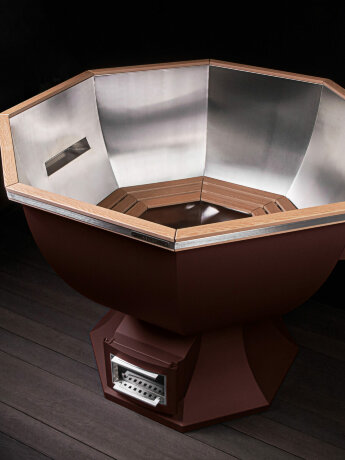 KELLEK Geizer (4-6 персон) - банный чан с водяной печью шоколад