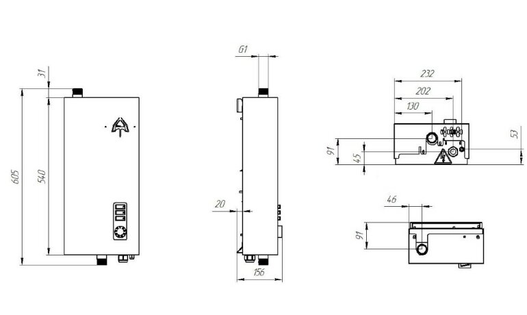 Ратник 9 - котел электрический одноконтурный