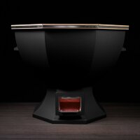 KELLEK Geizer (4-6 персон) - банный чан с водяной печью черный