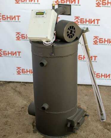 ОБНИТ Дрон 75 - котел на отработке полуавтоматический