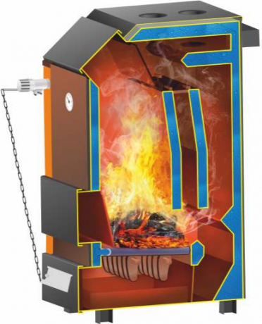 НМК Магнум 20 - котел полуавтоматический твердотопливный