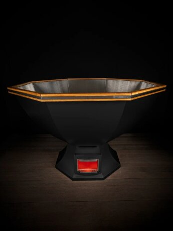 KELLEK Geizer (7-10 персон) - банный чан с водяной печью черный