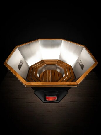 KELLEK Geizer (7-10 персон) - банный чан с водяной печью черный