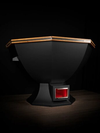 KELLEK Geizer (7-10 персон) - банный чан с водяной печью черный