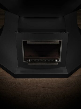 KELLEK Geizer (7-10 персон) - банный чан с водяной печью черный