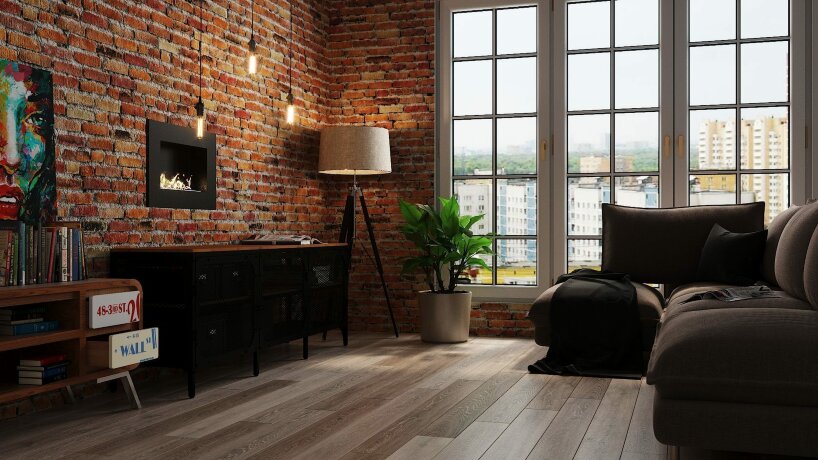 Русский огонь Лофт 650V - биокамин встраиваемый