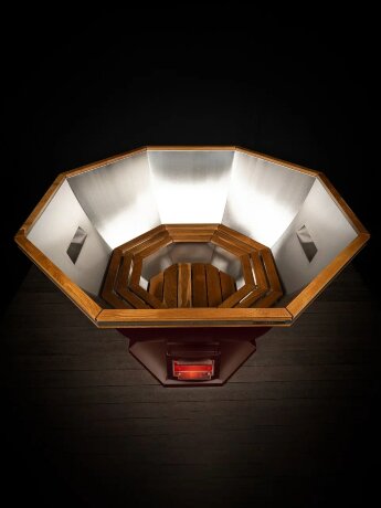 KELLEK Geizer (7-10 персон) - банный чан с водяной печью шоколадный