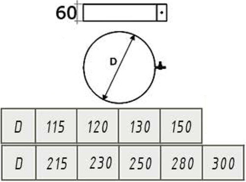 Компакт MAGMA - хомут широкий с замком нерж. 0,5мм