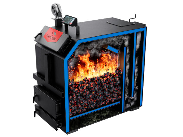 Комфорт МЕГА 525кВт - котел твердотопливный длительного горения