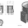 Анютка SE - печь для бани дровяная
