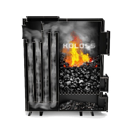 KOLOSS PRO PLUS 100 - котел полуавтоматический твердотопливный