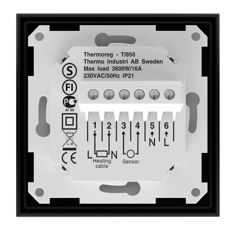 Thermoreg TI-950 Design - терморегулятор программируемый