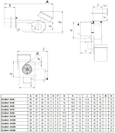 5energy EcoBoil AV 20 - горелка на отработке