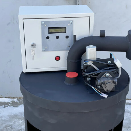 КАПЕЛЬ АЭРО 35 - теплогенератор на отработке полуавтоматический