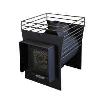 Бизон 26 - печь для бани дровяная