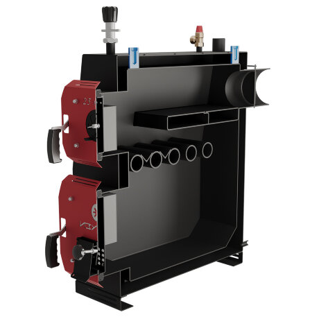АВТ Изуран PROдвинутый 80 - котел длительного горения твердотопливный