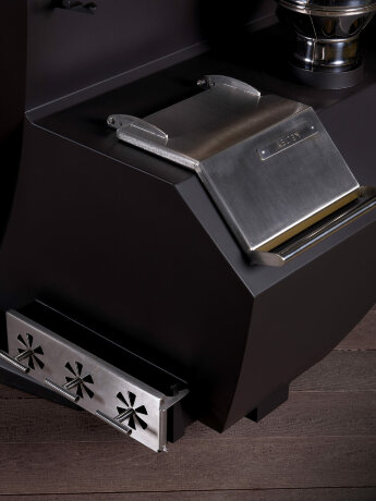 KELLEK Boil (4-6 персон) - банный чан с боковой печью черный