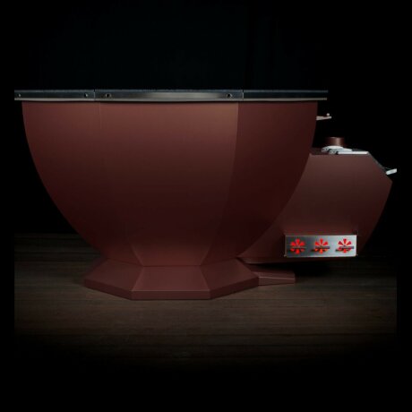 KELLEK Boil (4-6 персон) - банный чан с боковой печью шоколадный