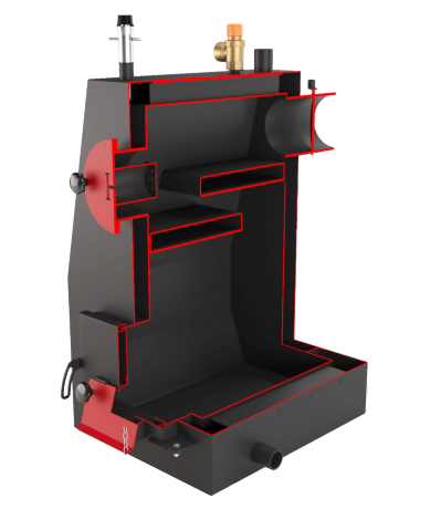 Гермес HR 35 - котел твердотопливный длительного горения