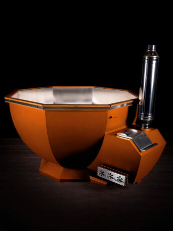 KELLEK Boil (4-6 персон) - банный чан с боковой печью медный