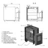 Вектор - печь для бани дровяная с закрытой каменкой