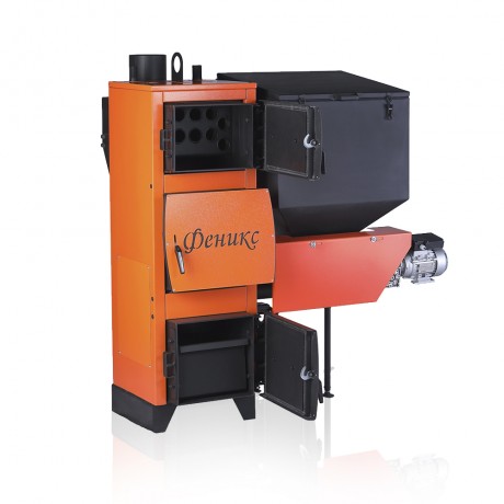 Феникс 40 - котел автоматический угольный (пеллетный)